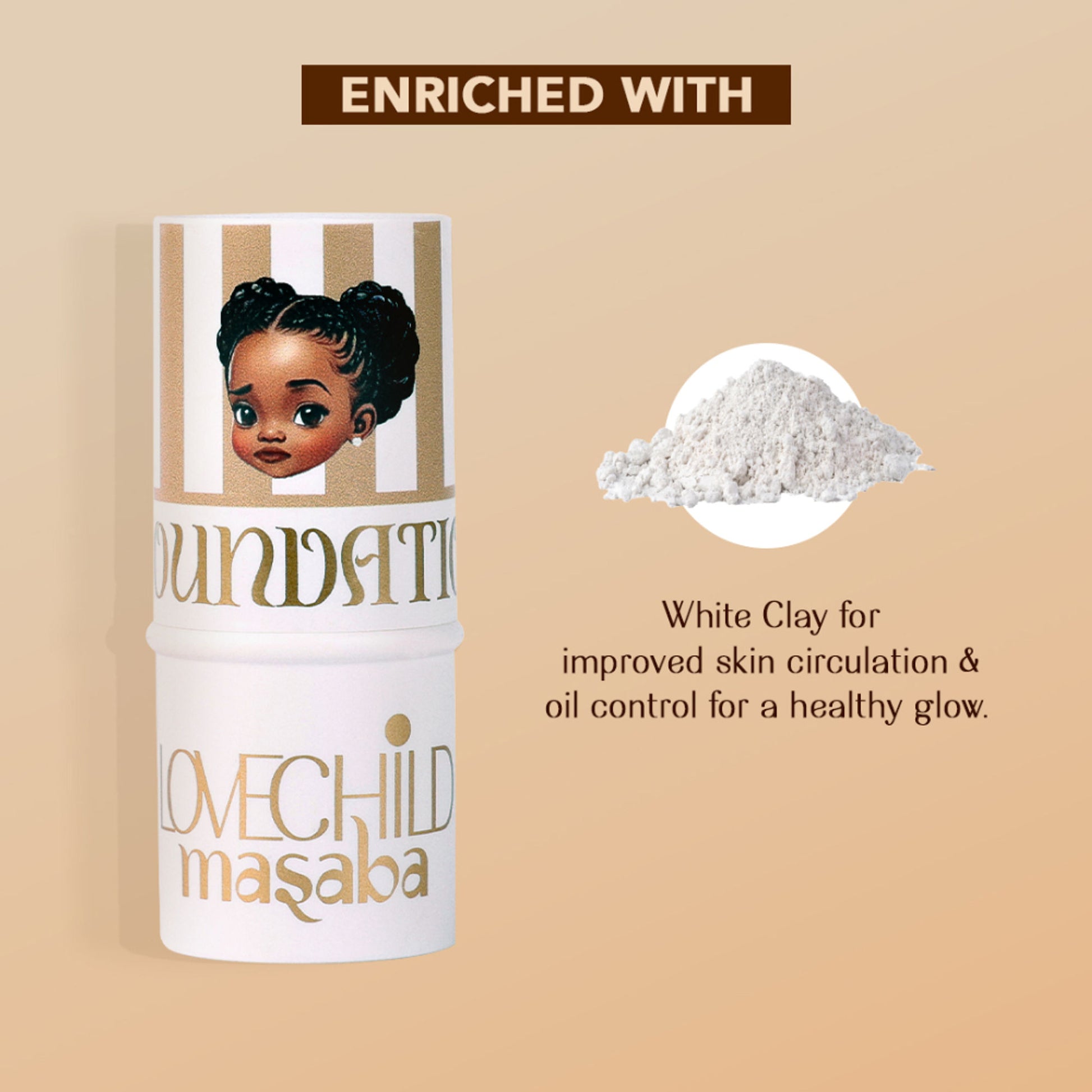 LoveChild Masaba Mini Masaba Foundation Stick - Cuddles