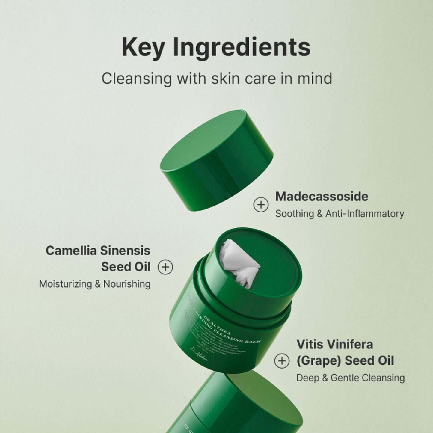 Dr.Althea Pure Grinding Cleansing Balm: Gentle Oil-Based Makeup Remover & Pore Cleanser