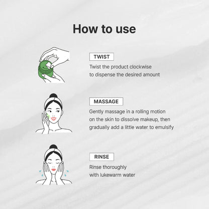 Dr.Althea Pure Grinding Cleansing Balm: Gentle Oil-Based Makeup Remover & Pore Cleanser