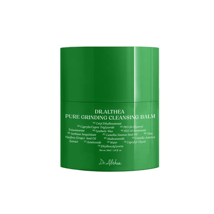 Dr.Althea Pure Grinding Cleansing Balm: Gentle Oil-Based Makeup Remover & Pore Cleanser