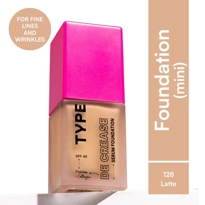 TYPE Beauty De Crease Foundation - 128 Latte