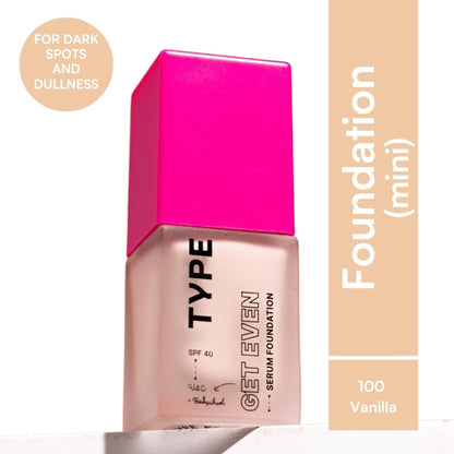 TYPE Beauty Get Even Foundation - 100 Vanilla