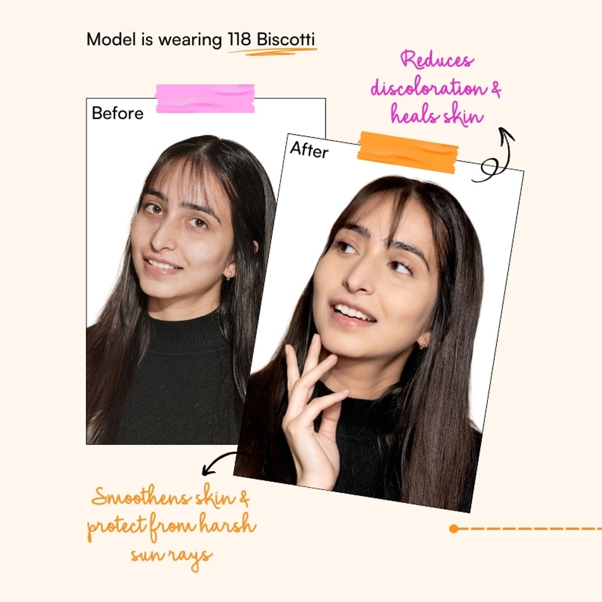 TYPE Beauty Get Even Foundation - 118 Biscotti