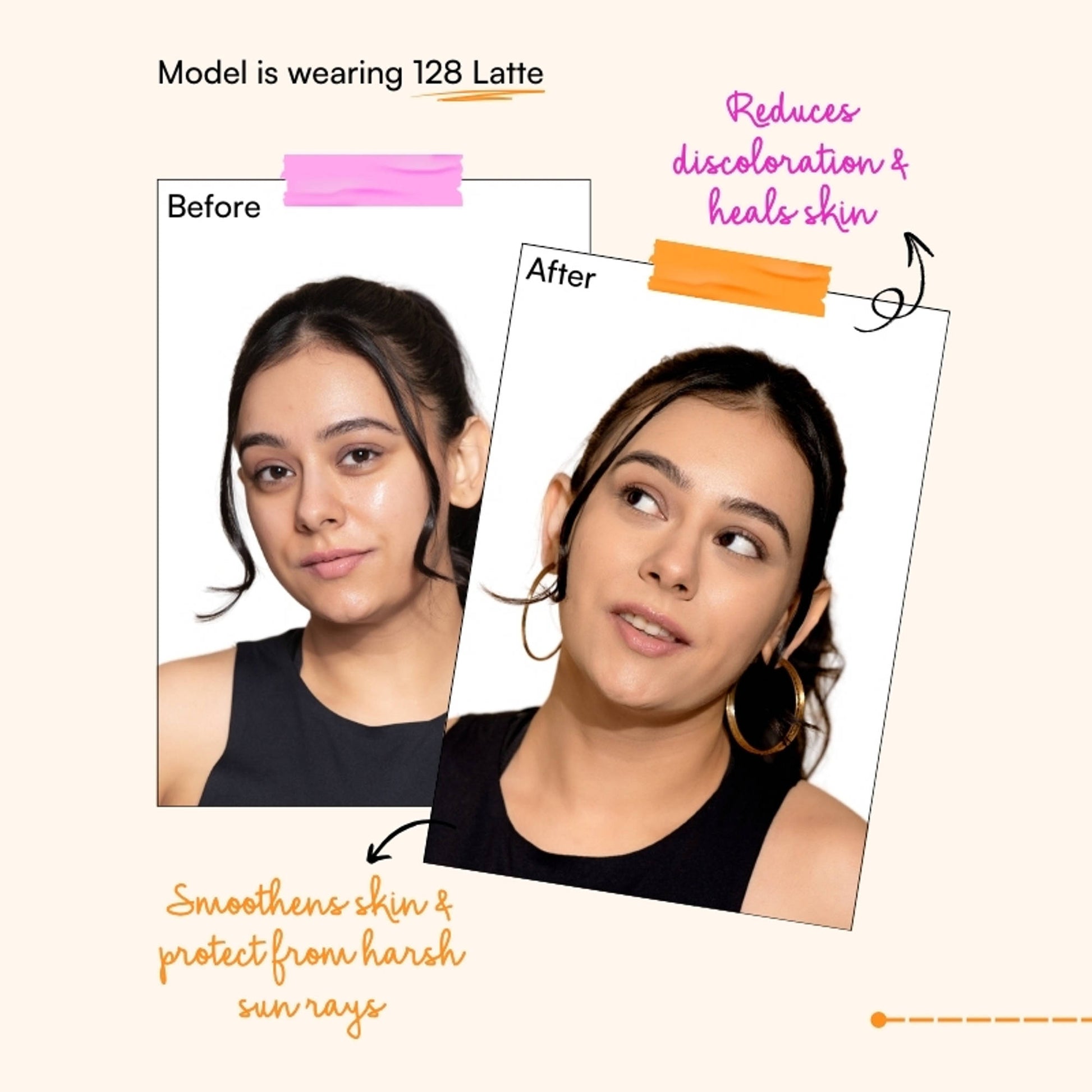 TYPE Beauty Get Even Foundation - 128 Latte