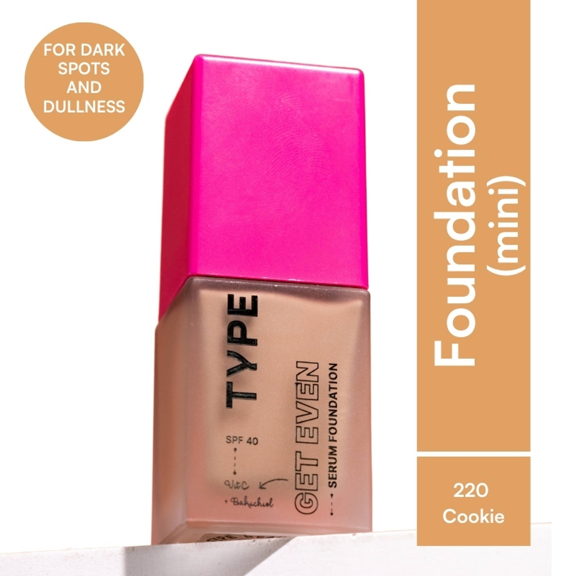 TYPE Beauty Get Even Foundation - 220 Cookie