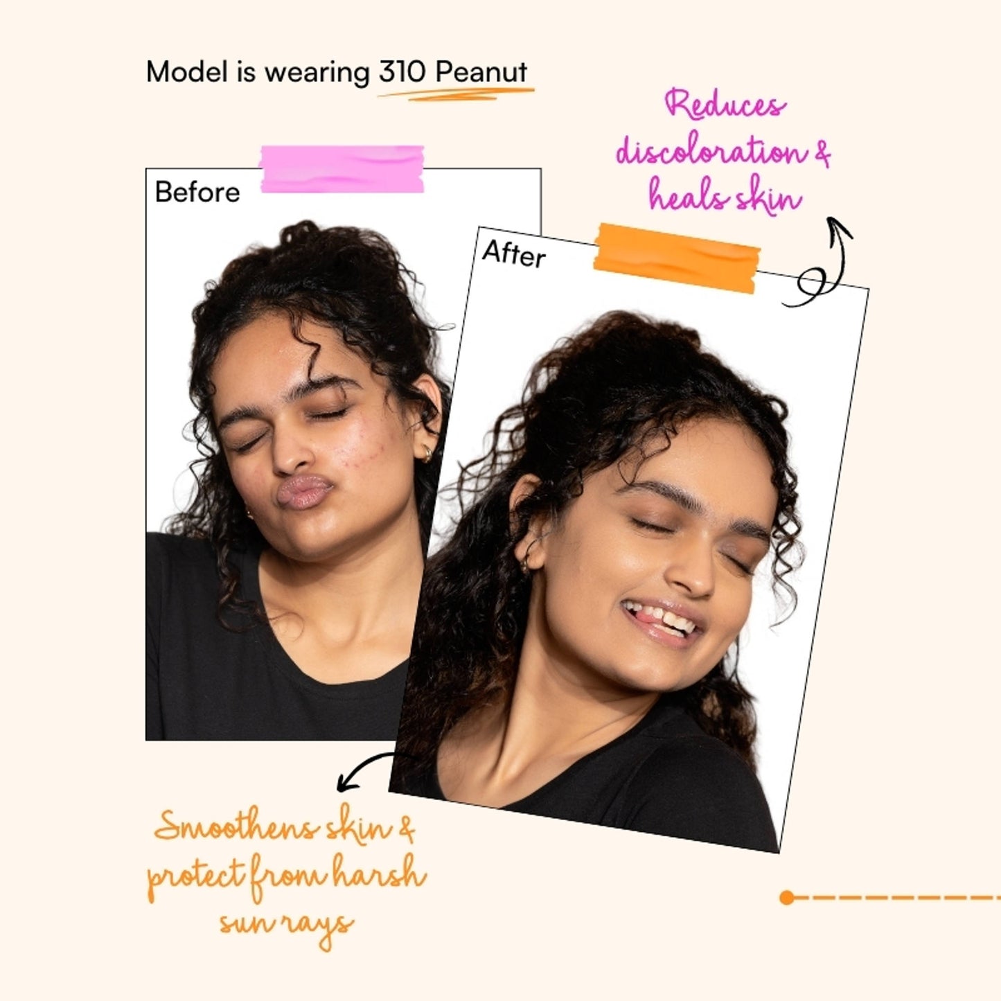 TYPE Beauty Get Even Foundation - 310 Peanut