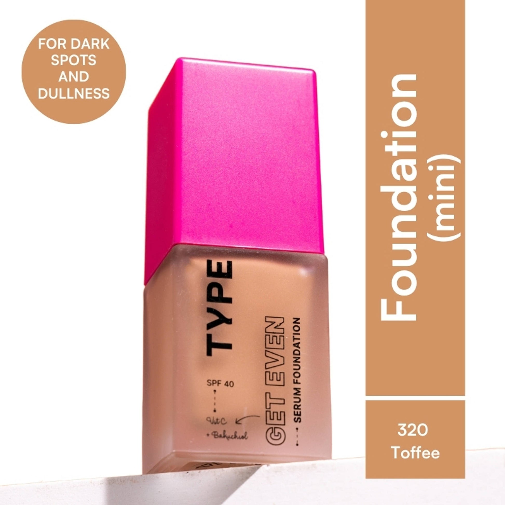 TYPE Beauty Get Even Foundation - 320 Toffee