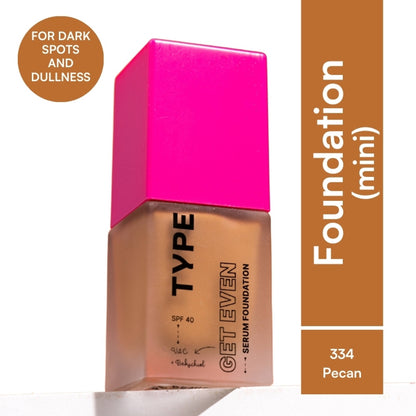 TYPE Beauty Get Even Foundation - 334 Pecan