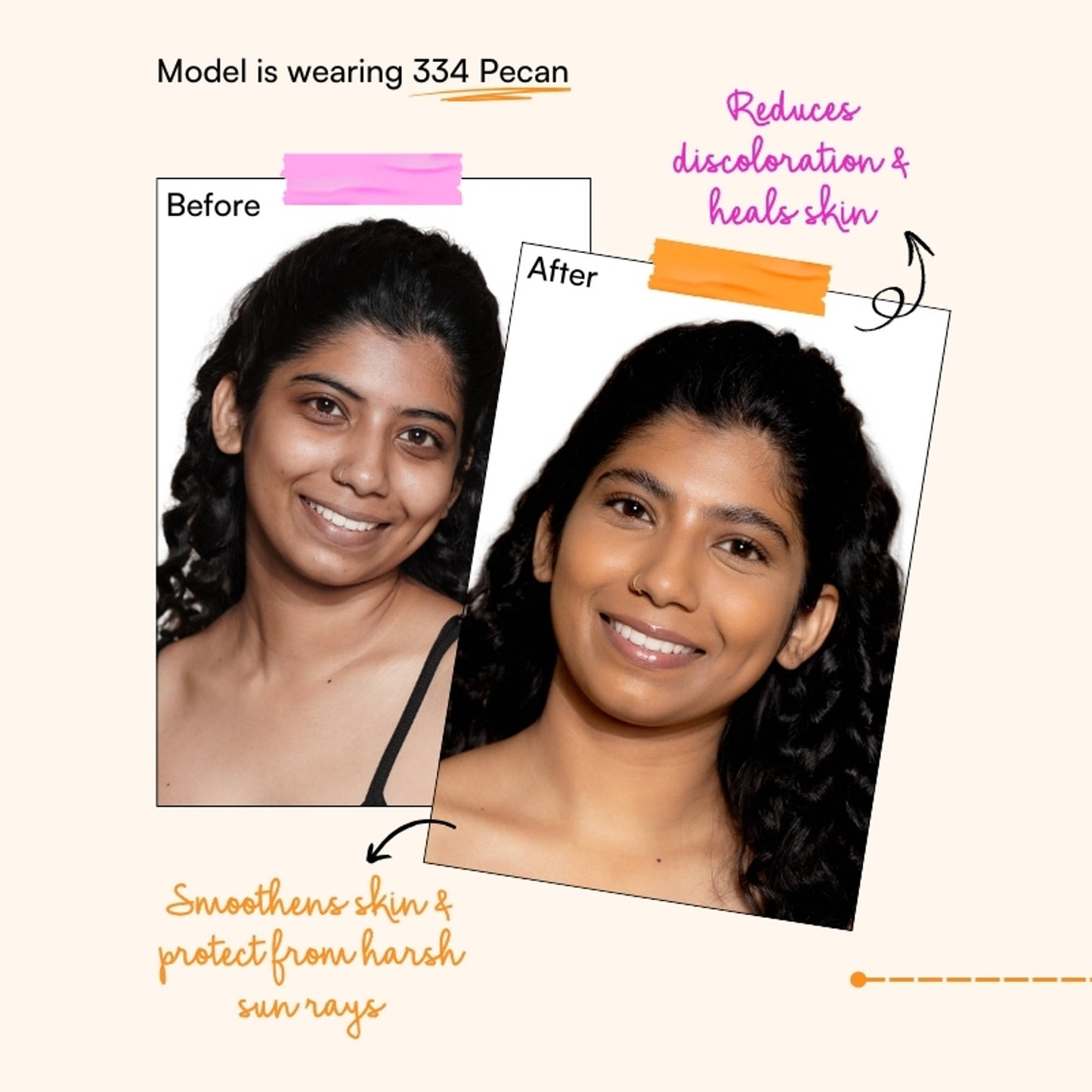 TYPE Beauty Get Even Foundation - 334 Pecan