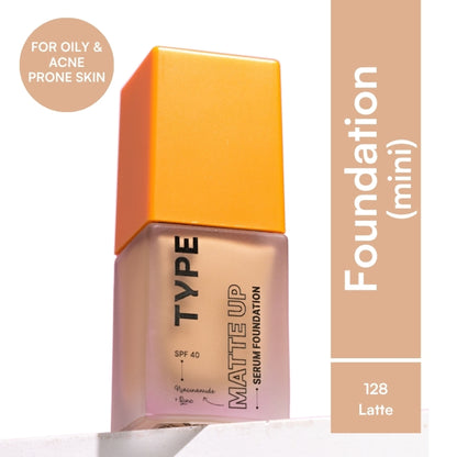 TYPE Beauty Matte Up Foundation - 128 Latte