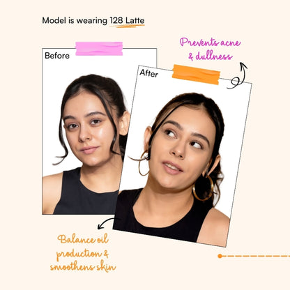 TYPE Beauty Matte Up Foundation - 128 Latte