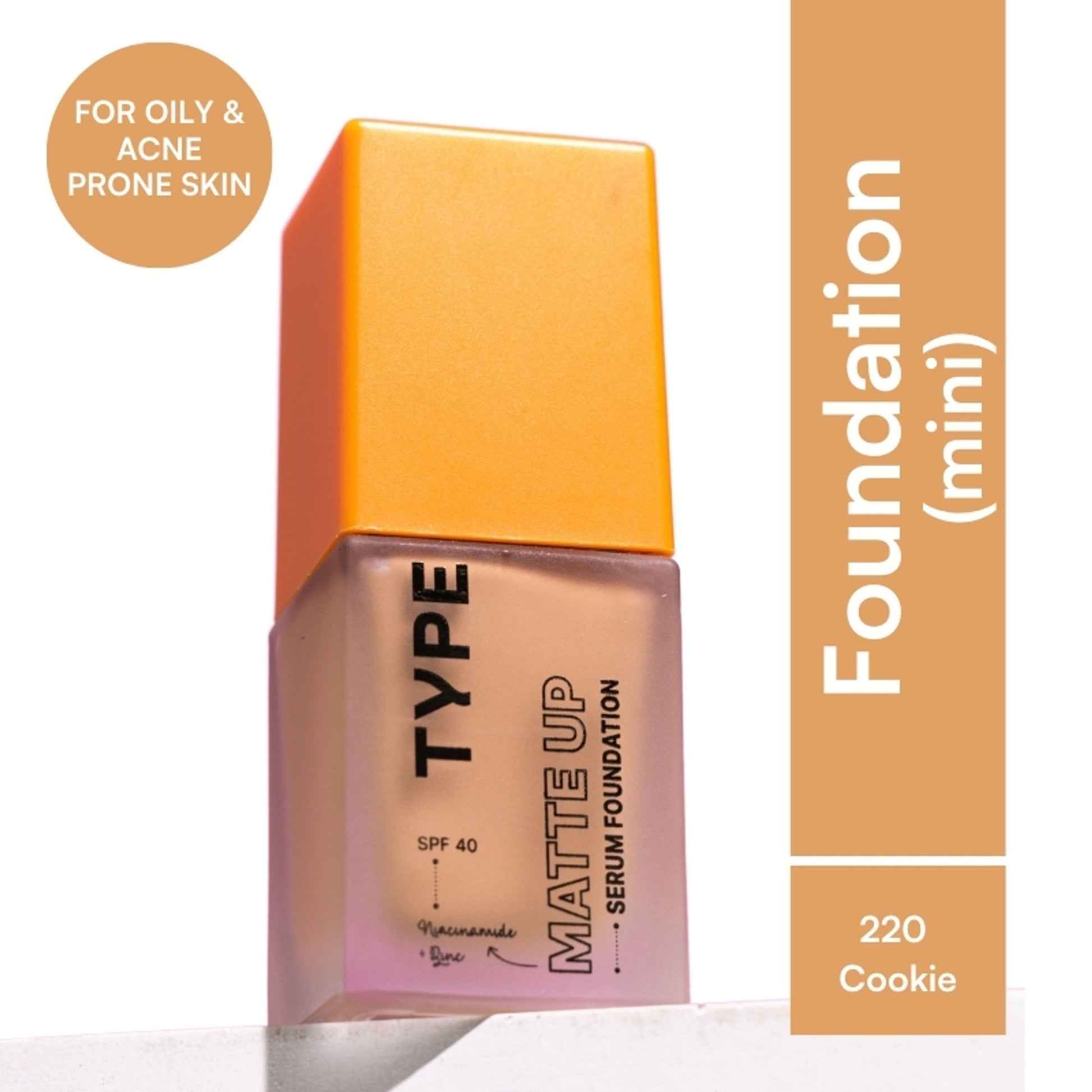 TYPE Beauty Matte Up Foundation - 220 Cookie