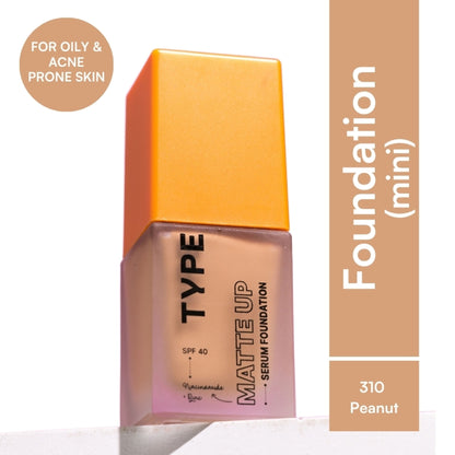 TYPE Beauty Matte Up Foundation - 310 Peanut