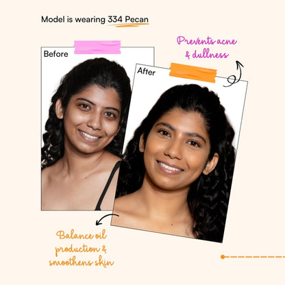 TYPE Beauty Matte Up Foundation - 334 Pecan
