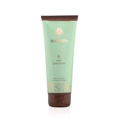 SoulTree Hibiscus Hair Conditioner with Henna & Nourishing Shikakai
