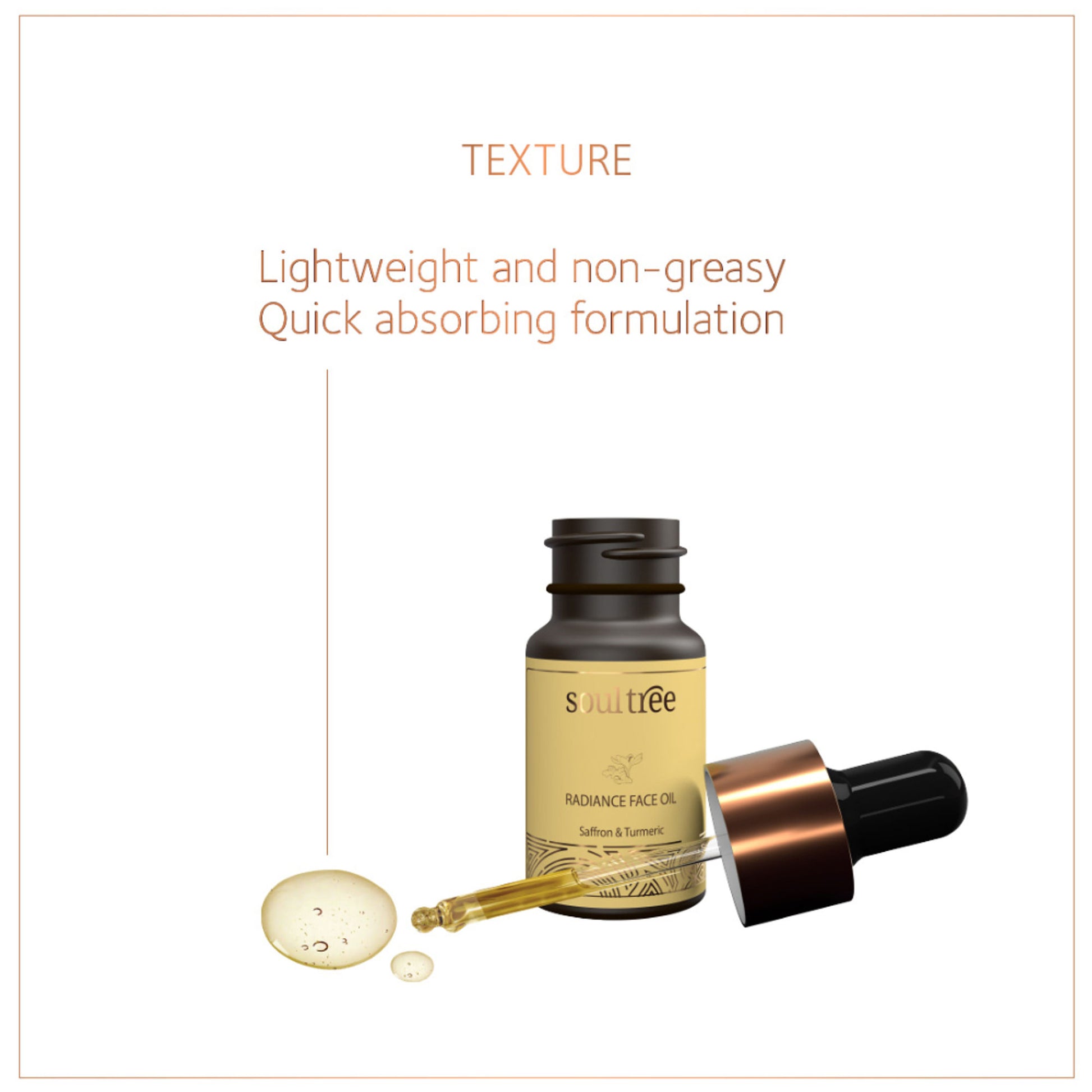 SoulTree Radiance Face Oil with Saffron & Turmeric