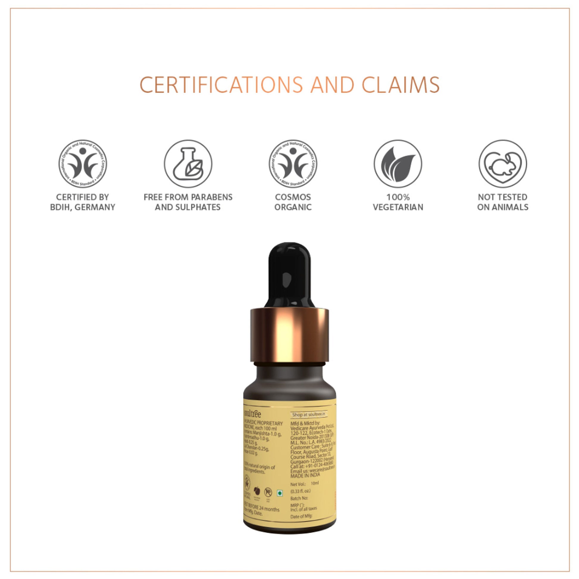 SoulTree Radiance Face Oil with Saffron & Turmeric