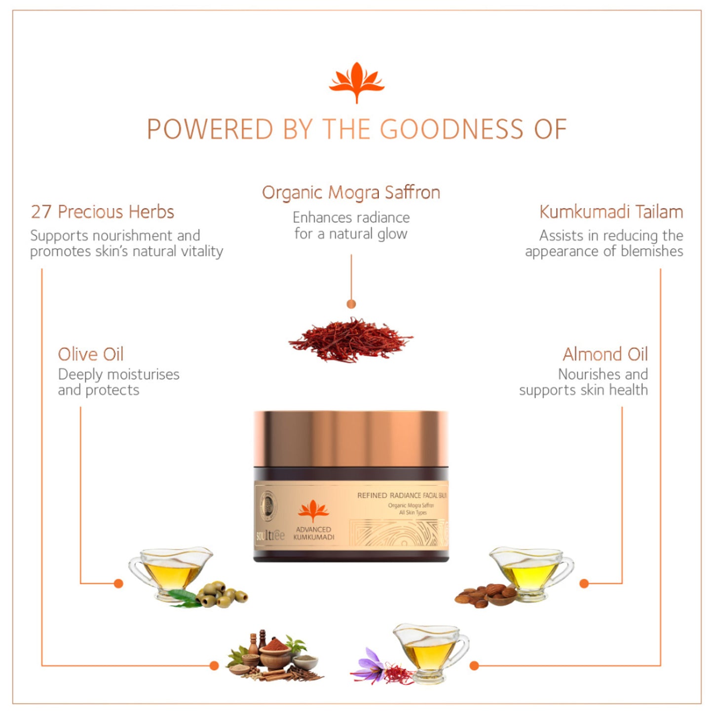 SoulTree Advanced Kumkumadi Refined Radiance Facial Balm