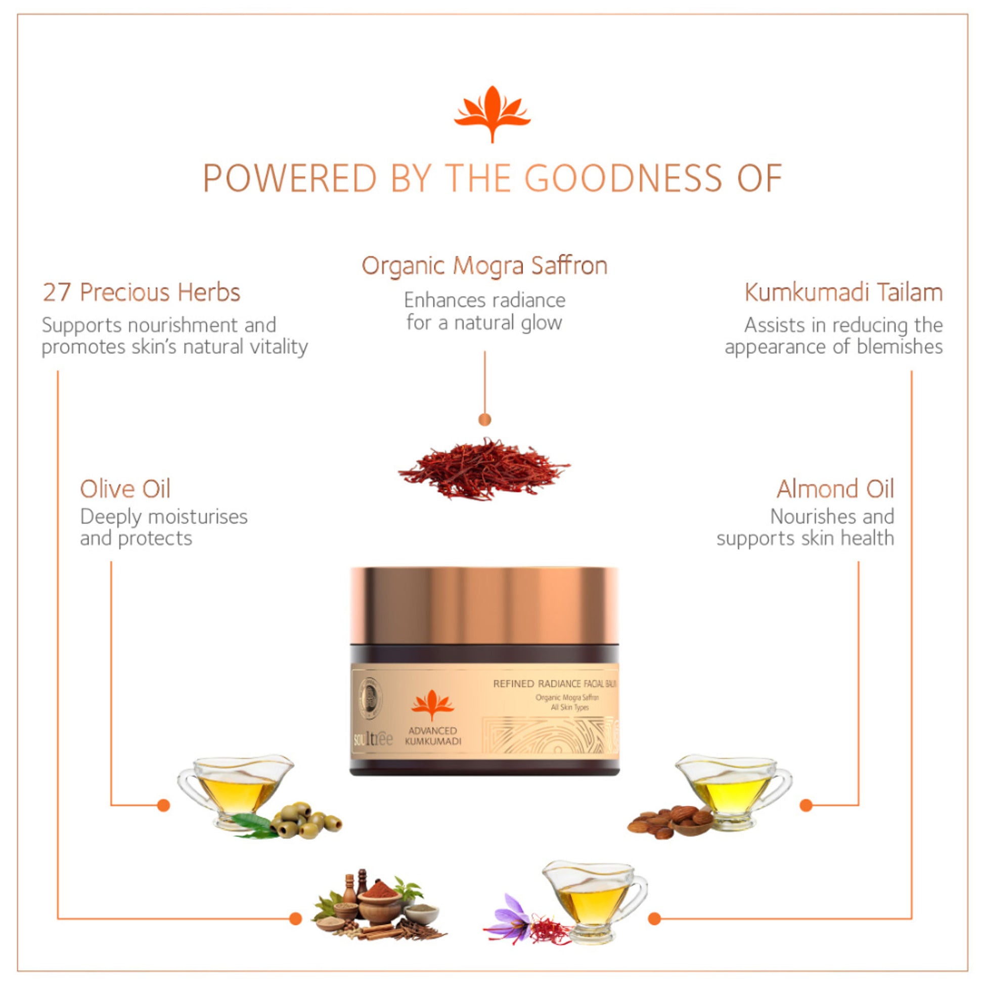 SoulTree Advanced Kumkumadi Refined Radiance Facial Balm