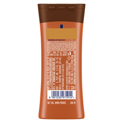 Vaseline Cocoa Glow Serum In Lotion, 600 ml , 100% Pure Cocoa & Shea Butter for Glowing & Soft Skin