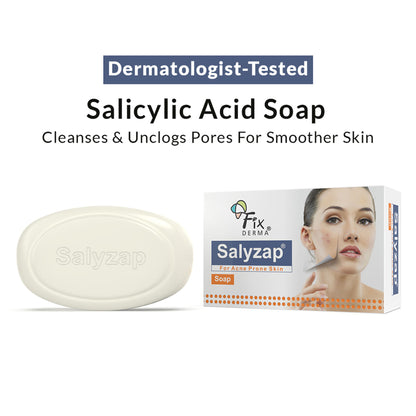 Fixderma Salyzap Soap with Salicylic Acid, Tea Tree Oil & Vitamin-E