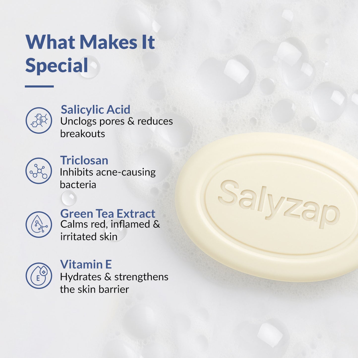 Fixderma Salyzap Soap with Salicylic Acid, Tea Tree Oil & Vitamin-E