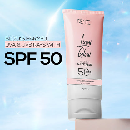 Renee Cosmetics Lumi Glow Highlighting SPF 50 Sunscreen