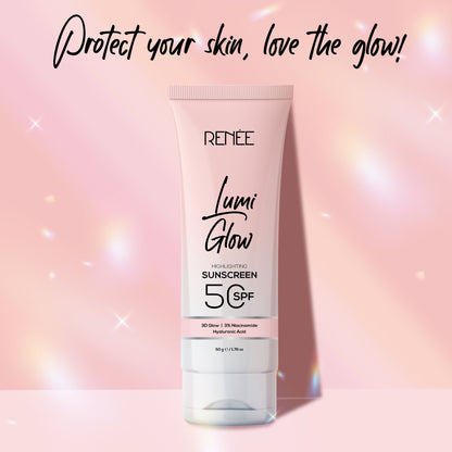 Renee Cosmetics Lumi Glow Highlighting SPF 50 Sunscreen