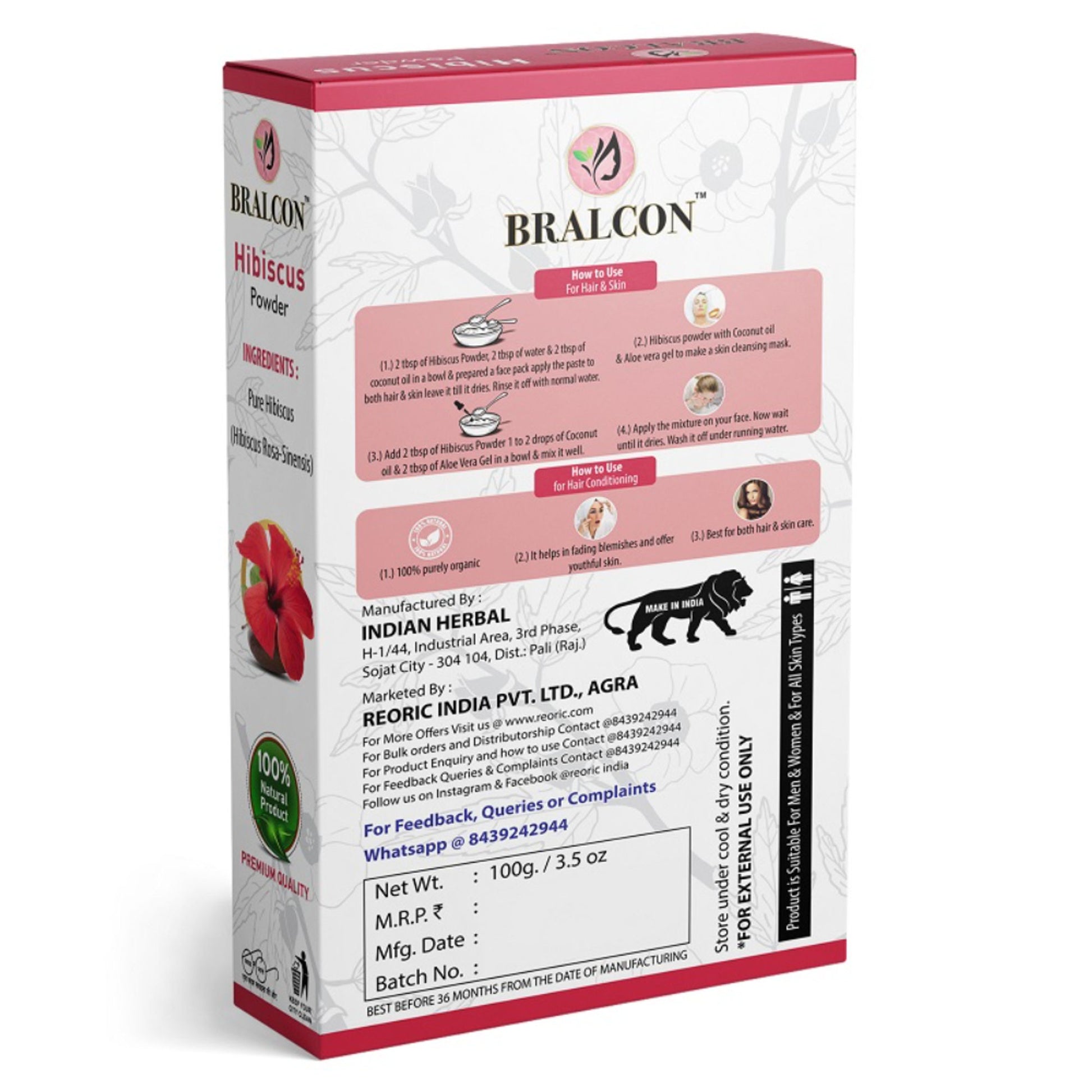 BRALCON Hibiscus Powder