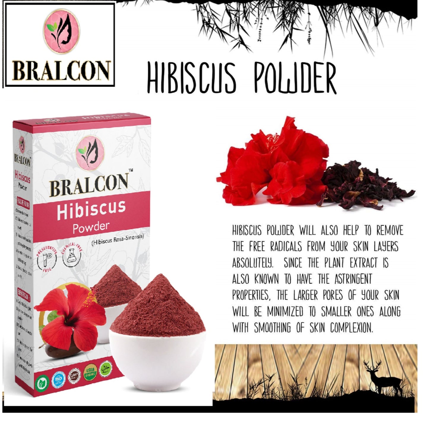 BRALCON Hibiscus Powder