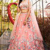 Orange colour Orange with Sequinse & Thread embroidery  Lehenga choli & Dupatta