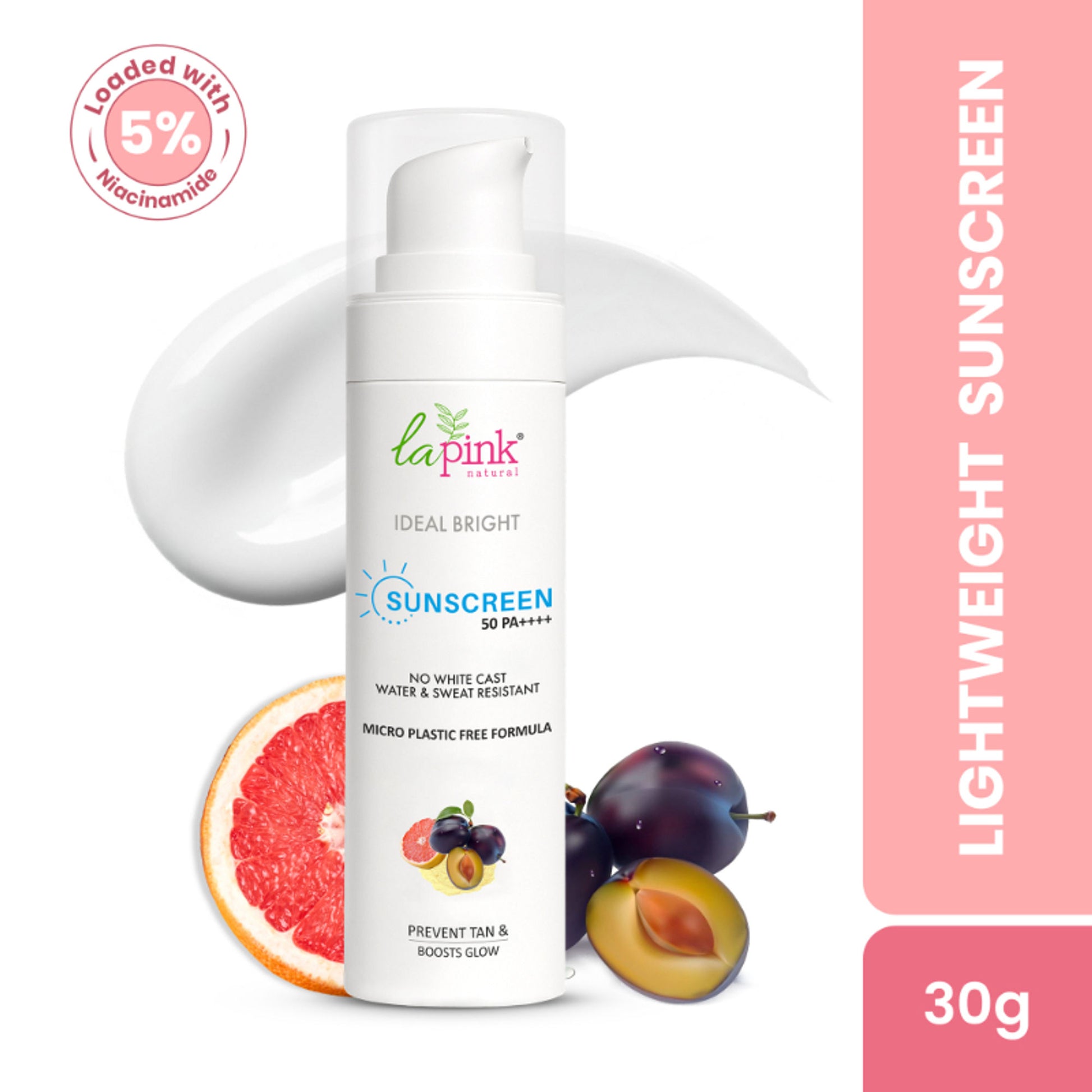 La Pink Ideal Bright Sunscreen SPF 50 PA++++ UVA + UVB