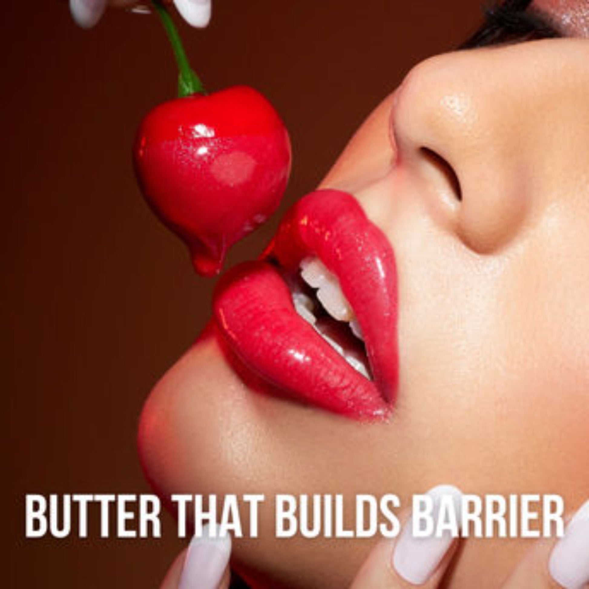 The Skin Diet Company Lip Barrier Butter Balm For Long-Lasting Hydration - Cherry Frost