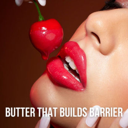 The Skin Diet Company Lip Barrier Butter Balm For Long-Lasting Hydration - Cherry Frost