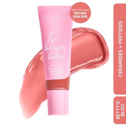 The Skin Diet Company Lip Barrier Butter Balm For Long-Lasting Hydration - Betty's Bliss