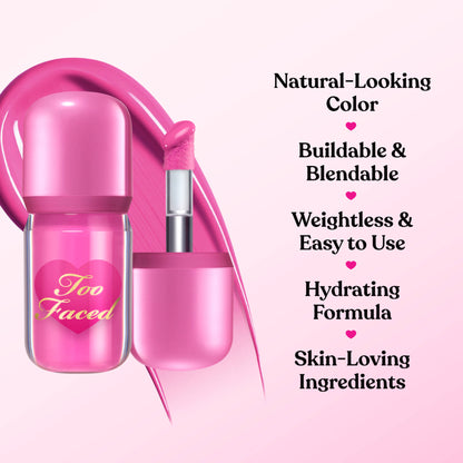 Too Faced Love Flush Glowing Liquid Blush - First Love