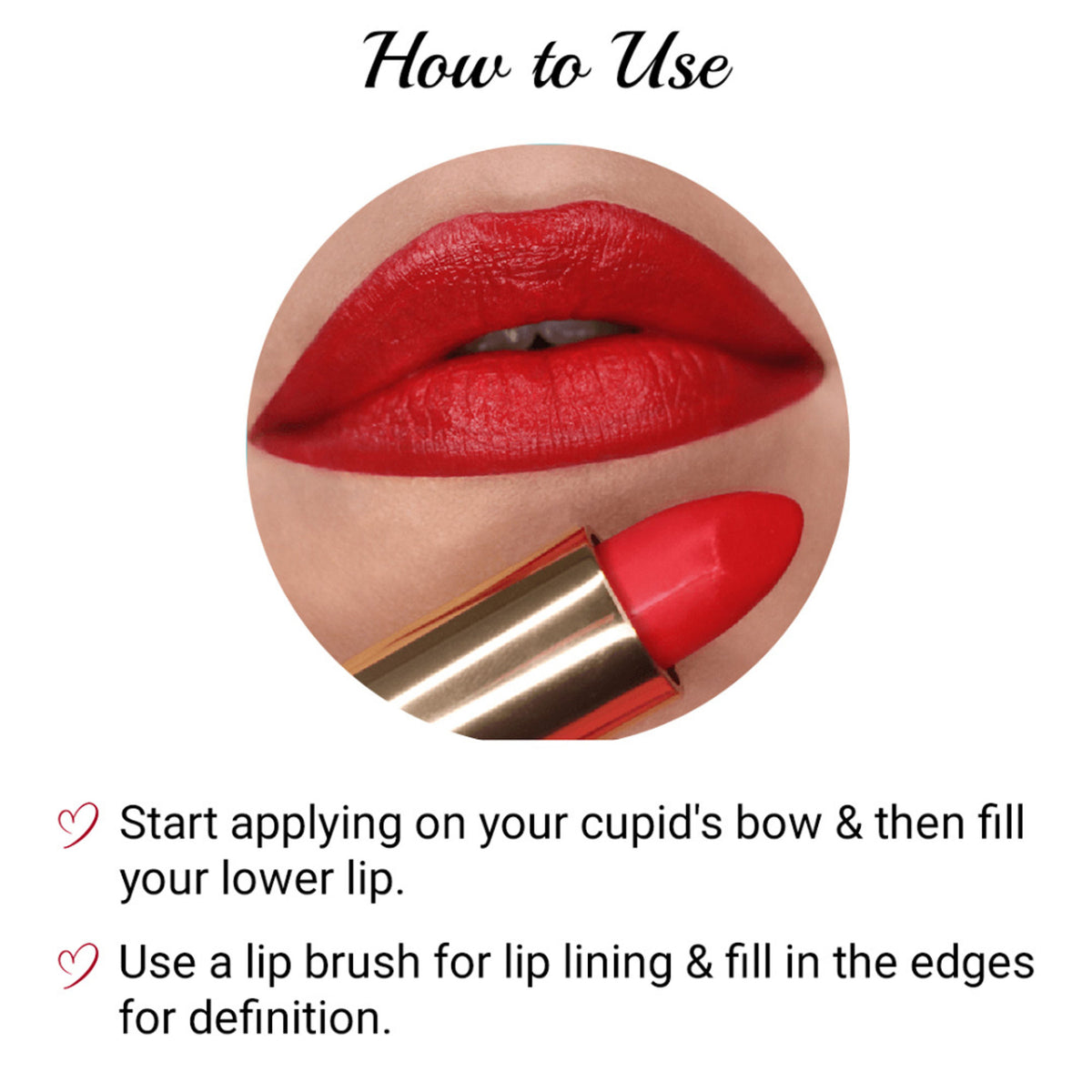 Iba Pure Lips Long Stay Matte Lipstick in shade M07 Red Velvet, showing a vibrant red lipstick in a sleek tube.