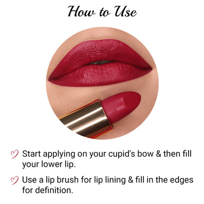 Iba Pure Lips Long Stay Matte Lipstick - M09 Berry Punch