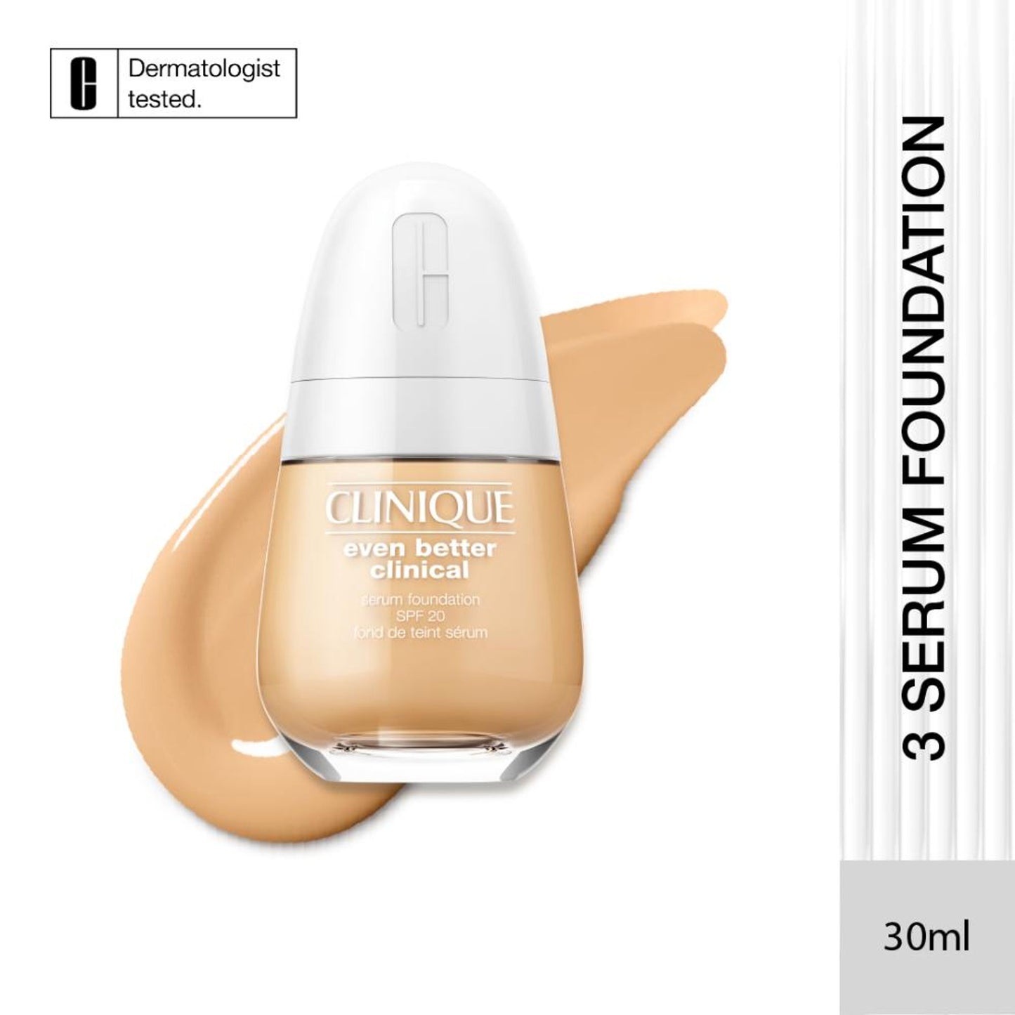 Clinique Even Better Clinical Serum Foundation SPF 20 With Vitamin C - WN 56 Cashew MF