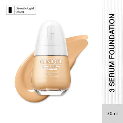 Clinique Even Better Clinical Serum Foundation SPF 20 With Vitamin C - WN 56 Cashew MF