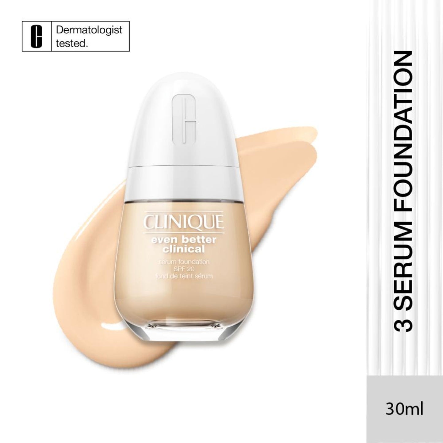 Clinique Even Better Clinical Serum Foundation SPF 20 With Vitamin C - WN 04 Bone VF