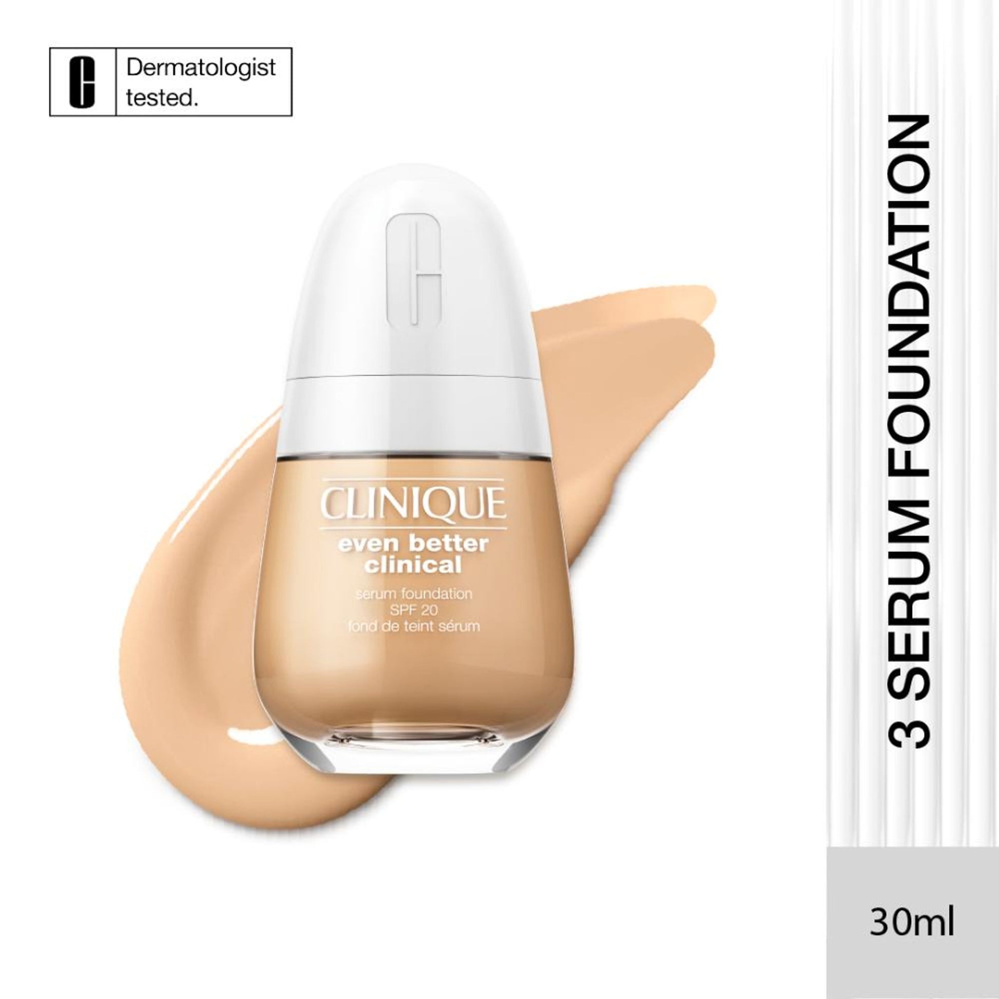 Clinique Even Better Clinical Serum Foundation SPF 20 With Vitamin C - WN 12 Meringue VF