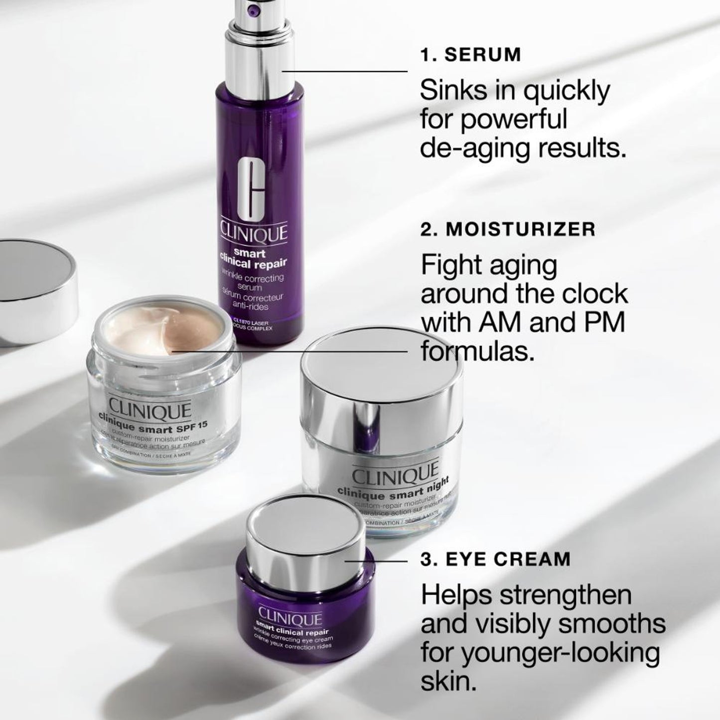 Clinique Smart Clinical Repair Wrinkle Correcting Eye Cream With Peptides