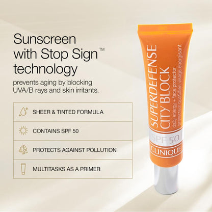 Clinique Superdefense City Block SPF 50 Tinted Sunscreen
