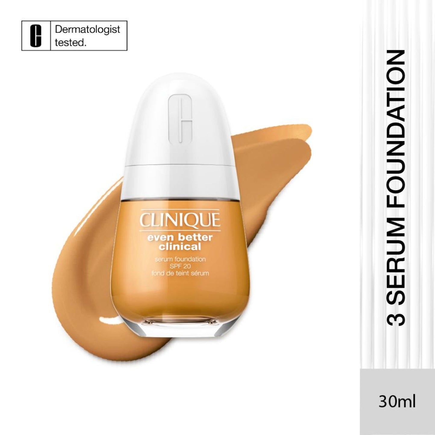 Clinique Even Better Clinical Serum Foundation SPF 20 With Vitamin C - WN 104 Toffee
