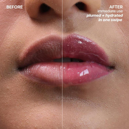 Flossy Cosmetics Lip Glaze High Shine and Pigment Lip Gloss Oil for Glossy and Fuller Lips - Diamond Paste