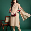 Dhiyona IE Floral Embroidered Kurta with Trousers & Dupatta