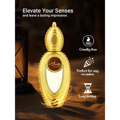 Ajmal Wisal Dhahab Perfume Rich Fruity Woody Fragrance Giftset for Men