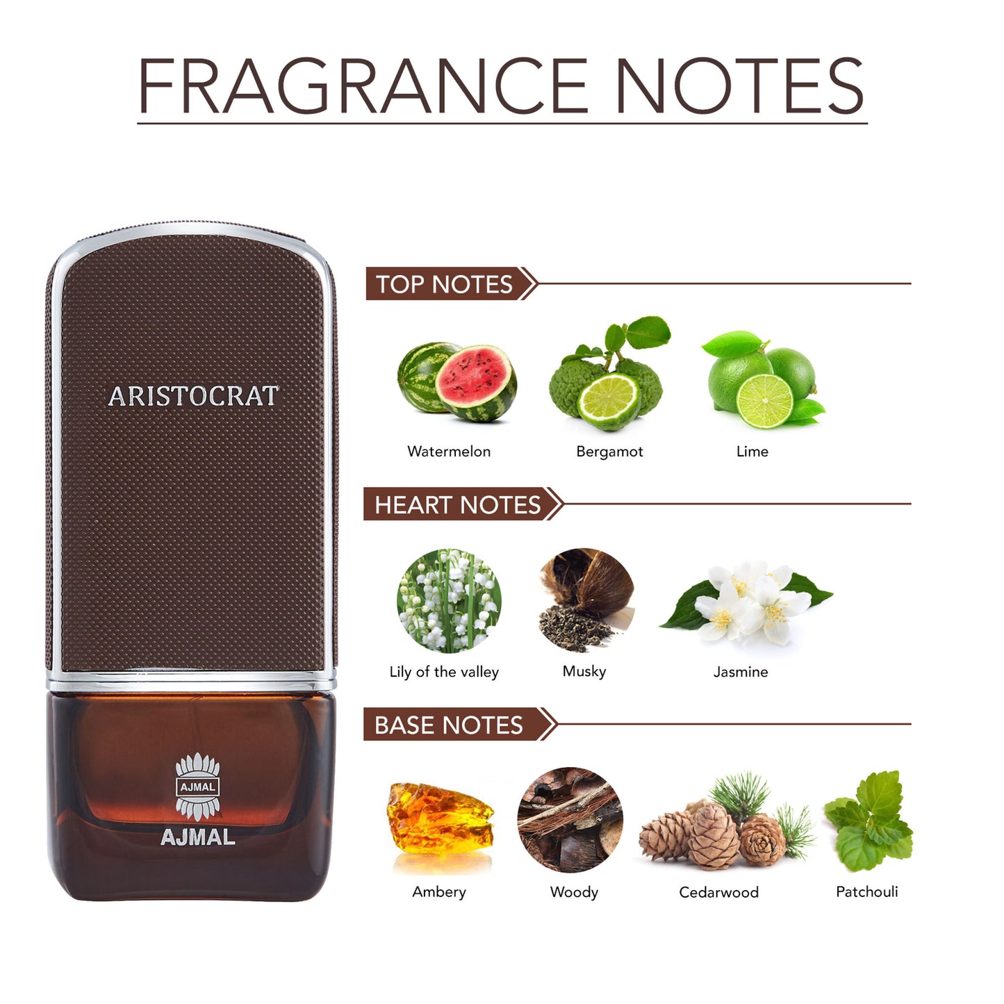 Ajmal Aristocrat EDP Perfume Long Lasting Luxury Fragrance Premium Perfume for Men