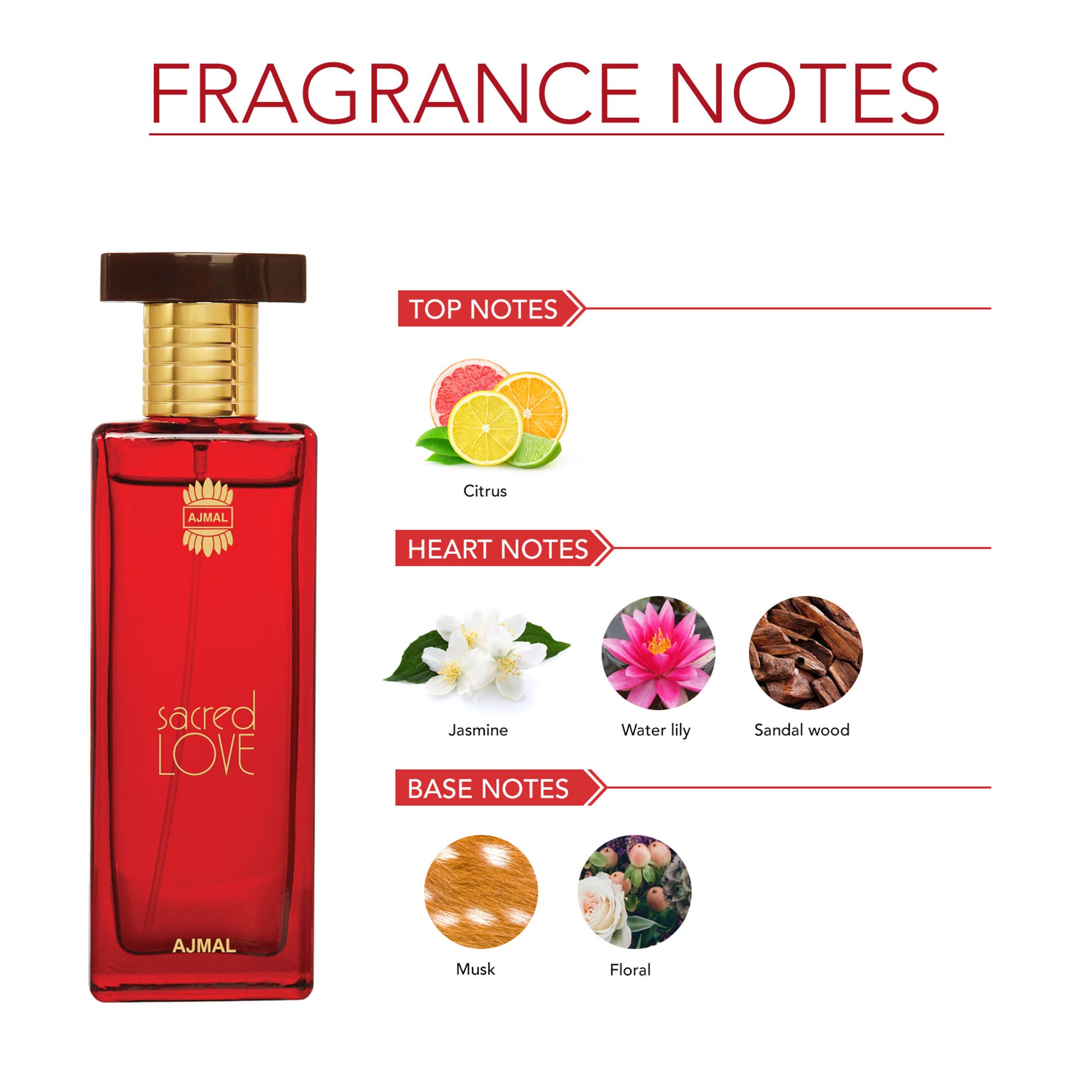 Ajmal Sacred Love EDP Perfume For Women